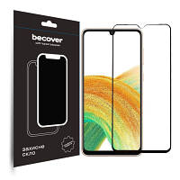 Стекло защитное BeCover Samsung Galaxy A34 5G SM-A346 Black (708840) c