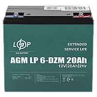 Тяговий свинцево-кислотний акумулятор LP 6-DZM-20 Ah c