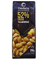Шоколад Clavileno Y Almendras Черный 52% с миндалем 200 г (52223)