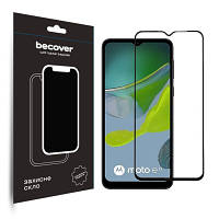 Стекло защитное BeCover Motorola Moto E13 Black (708843) c