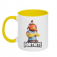 Кружка двоколірна 320ml Fishstick Fortnite