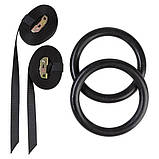 Кільця для кросфіту ABS-пластик кільця гімнастичні d=23 см 88088, фото 4