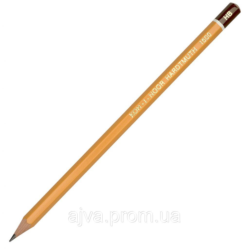 Олівець графітний Koh-i-Noor 1500 НВ (поштучно) (15000HB01170) h
