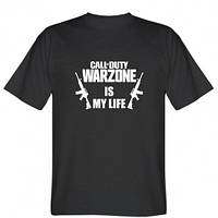 Мужская футболка Call of duty warzone is my life M4A1