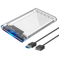 Карман внешний Dynamode 2.5" SATA HDD/SSD USB 3.0 Transparent (DM-CAD-25316) c