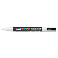 Художественный маркер UNI Posca White 0.9-1.3 мм (PC-3M.White) c
