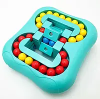 Головоломка антистресc Puzzle Ball Rotating Magic Spin Bean Cube игрушка детей развивающая шариками внутри h