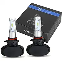 Автолампа LED S1 H7 лед в фары светодиодная лампа для авто комплект ламп головной свет ледовские лампочки h