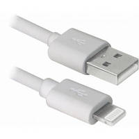 Дата кабель USB 2.0 AM to Lightning 2.0m MFI TPE White REAL-EL (EL123500056) c