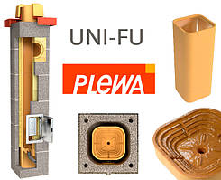 Керамічний димохід PLEWA UNI FU розмір 25/25