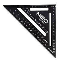 Кутник Neo Tools 15 см, 18.3x18.3x2.2 см, 45 і 90° (72-102) h