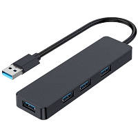 Концентратор Gembird USB 3.0 4 ports black (UHB-U3P4-04) c