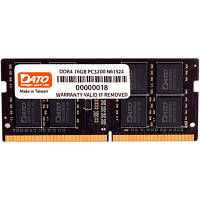 Модуль памяти для ноутбука SoDIMM DDR4 16GB 3200 MHz Dato (DT16G4DSDND32) c