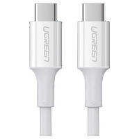 Дата кабель USB-C to USB-C 1.0m US300 20V/5A 100W White Ugreen (60551) c