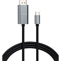 Кабель мультимедийный USB-C to HDMI 1.5m v2.0 4K60Hz Vinga (VCPVCCH2015) c