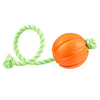 Игрушка для собак Liker Lumi Мячик со светонаельным шнурком 7 см (6283) h
