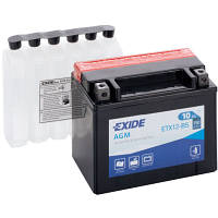 Аккумулятор автомобильный EXIDE AGM 10Ah (+/-) (150EN) (ETX12-BS) c