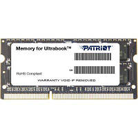 Модуль памяти для ноутбука SoDIMM DDR3L 4GB 1600 MHz Patriot (PSD34G1600L2S) h