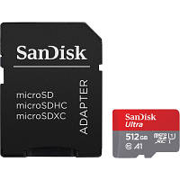 Карта памяти SanDisk 512GB microSDXC class 10 UHS-I Ultra (SDSQUAC-512G-GN6MA) c