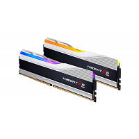 Модуль памяти для компьютера DDR5 32GB (2x16GB) 6000 MHz Trident Z5 RGB Silver G.Skill