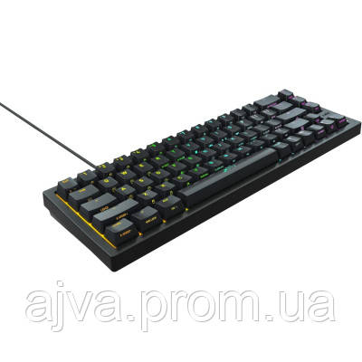 Клавиатура Xtrfy K5 68 keys Kailh Red Hot-swap RGB UA Black (K5-RGB-CPT-BLACK-R-UKR) c - фото 5 - id-p2057802664