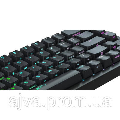 Клавиатура Xtrfy K5 68 keys Kailh Red Hot-swap RGB UA Black (K5-RGB-CPT-BLACK-R-UKR) c - фото 6 - id-p2057802664