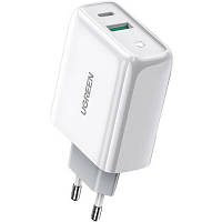 Зарядное устройство Ugreen CD170 36W USB + Type-C Charger (White) (60468) c