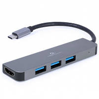 Концентратор Cablexpert USB-C 2-in-1 (A-CM-COMBO2-01) h