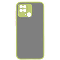 Чехол для моб. телефона MakeFuture Xiaomi Redmi 10C Frame (Matte PC+TPU) Green (MCMF-XR10CGN) c