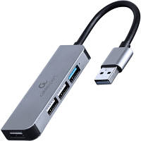 Концентратор Cablexpert USB-A to 1 х USB 3.1 Gen1 (5 Gbps), 3 х USB 2.0 (UHB-U3P1U2P3-01) c
