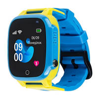 Смарт-часы Amigo GO008 GLORY GPS WIFI Blue-Yellow (976267) h