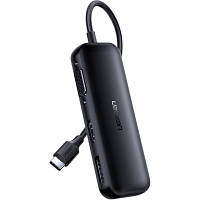 Переходник USB2.0 Type-C to VGA V1.2/HDMI V2.0b/DP V1.2a CM260 black Ugreen (60568) c