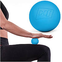 Силіконовий масажний м'яч 63 мм Hop-Sport HS-S063MB блакитний h