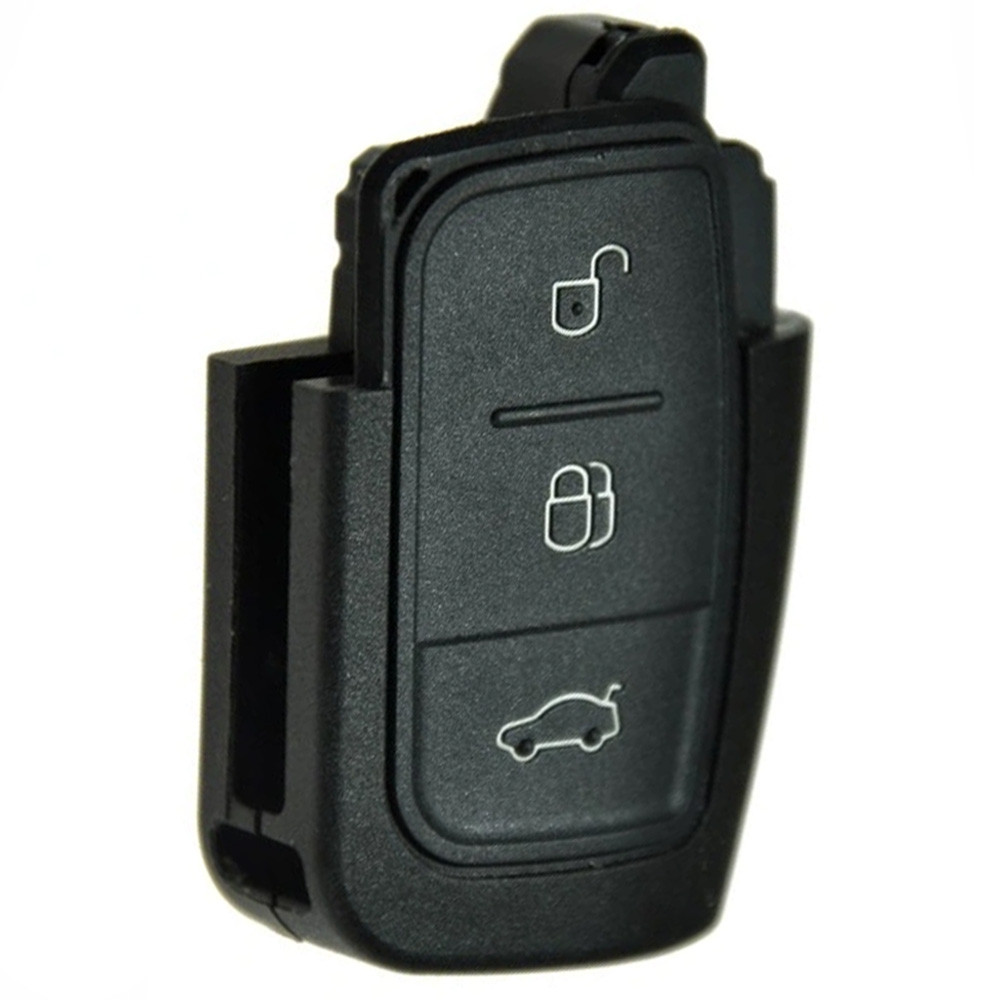 Корпус ключа Ford Focus, Mondeo, Fiesta, C MAX, Galaxy на 3 кнопки под лезвие FO21(болванка, заготовка, ключ - фото 1 - id-p2056725776