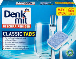 Таблетки для посудомийної машини Denkmit Classic Tabs 65 шт. 4066447216172
