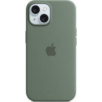 Чехол для мобильного телефона Apple iPhone 15 Silicone Case with MagSafe Cypress (MT0X3ZM/A) h