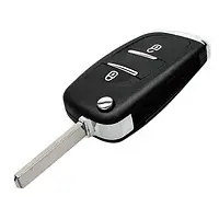 ХІТ Дня: Викидний ключ корпус під чіп 2кн Peugeot ніша CE0523 VA2 NEW чорний !