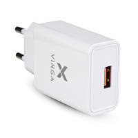 Зарядное устройство Vinga QC3.0 Quick Wall Charger 1xUSB 18W Max (VWCQAW) c
