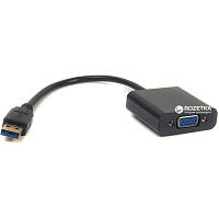 Переходник USB 3.0 M to VGA F PowerPlant (CA910380) c