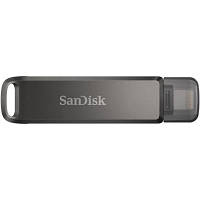 USB флеш наель SanDisk 64GB iXpand Drive Luxe Type-C /Lightning (SDIX70N-064G-GN6NN) h