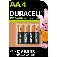 Аккумулятор Duracell AA HR6 2500mAh * 4 (5000394057203 / 5007308) h