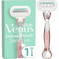 Бритва Gillette Venus Extra Smooth Sensitive RoseGold с 1 сменным картриджем (7702018517886) h