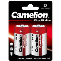 Батарейка Camelion D LR20/2BL Plus Alkaline (LR20-BP2) c