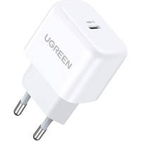 Зарядное устройство Ugreen CD241 Mini PD 20W Fast Charger (White) (10220) h