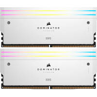 Модуль памяти для компьютера DDR5 32GB (2x16GB) 6000 MHz Dominator Titanium RGB White Corsair