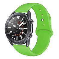 Ремінець BeWatch для Samsung Galaxy Watch 42 mm <unk> Galaxy Watch 3 41 mm силіконовий 20 мм Салатовий (1010316)