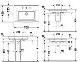 Умивальник Duravit 2nd floor 70, фото 3