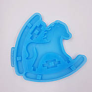 Силиконовый молд 3д Лошадка-качалка, фото 3