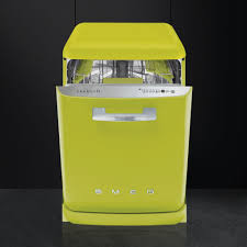 Окрема посудомийна машина Стиль 50-х років, колір лайма Smeg BLV2VE-2