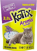 Kotix Aroma Lavender Котикс із ароматом лаванди силікагелевий наповнювач 3.8 л